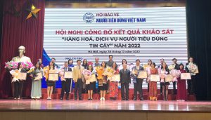 Công bố kết quả khảo sát “Hàng hóa, dịch vụ người tiêu dùng tin cậy” năm 2022