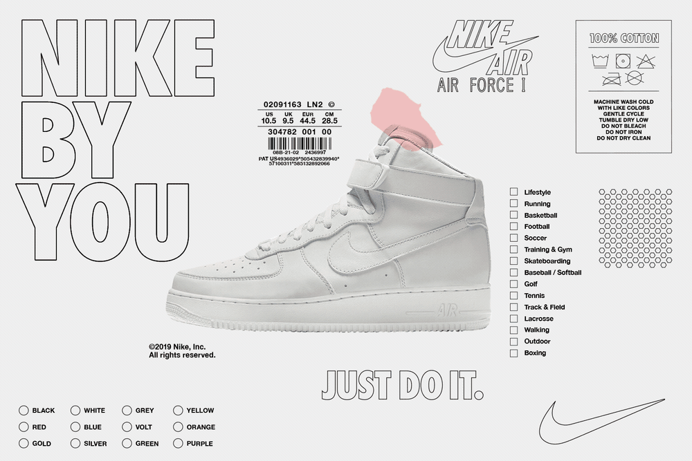 quảng cáo của nike ứng dụng AI