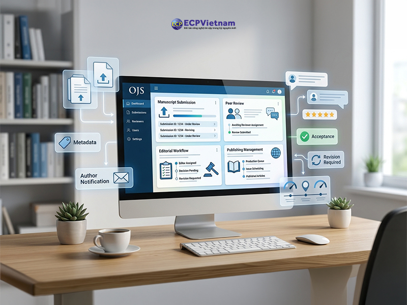 OJS là gì? Lý do tạp chí khoa học Việt Nam nên triển khai ngay trong năm 2026