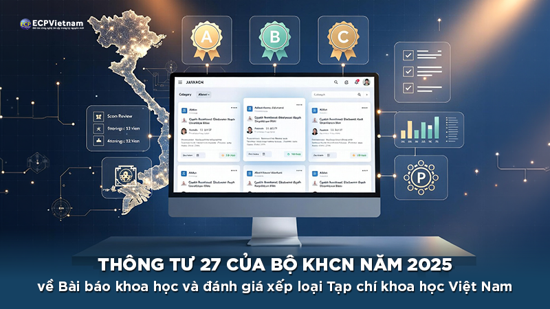 Thông tư 27 của Bộ KHCN năm 2025 về Bài báo khoa học và đánh giá xếp loại Tạp chí khoa học Việt Nam