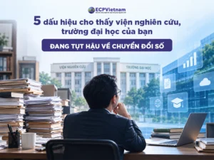5 dấu hiệu cho thấy viện nghiên cứu, trường đại học của bạn đang tụt hậu về chuyển đổi số