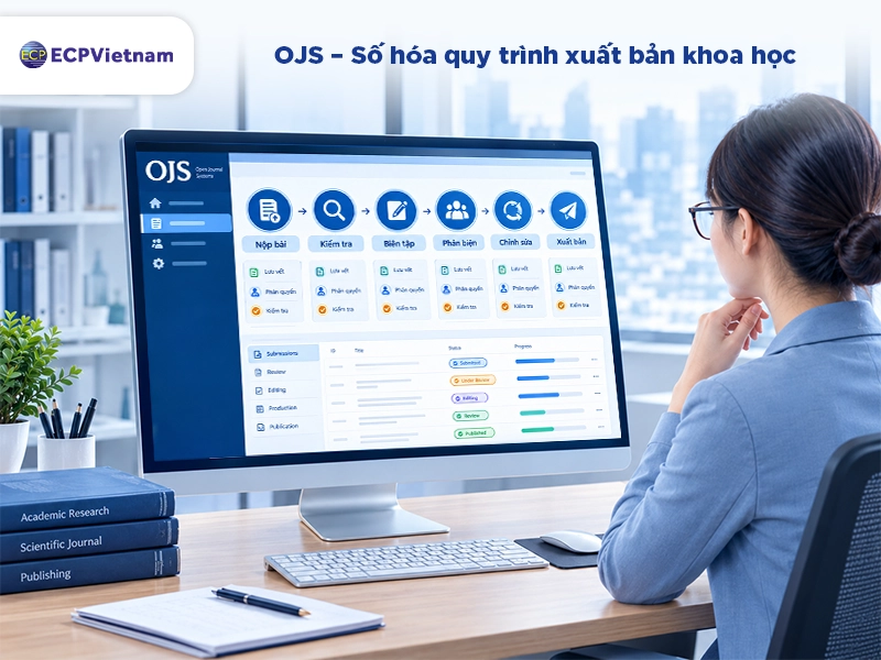 OJS – SỐ HÓA QUY TRÌNH XUẤT BẢN KHOA HỌC